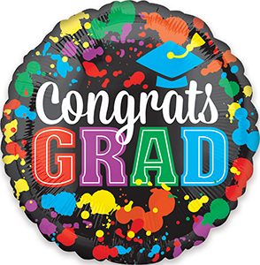 Grad Paint Splotch ColorBlast balloon by Anagram.