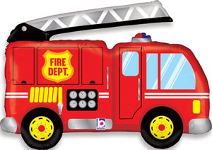 Fire Truck helium shape ballon by Betallic.