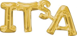 Its A Consumer Inflated Phrase balloon in gold by Anagram.