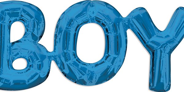 BOY Consumer Inflated Word balloon by Anagram.