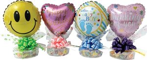 Assorted Mini Candyloons with Gift Tag, Mixed Candy, and 9 inch Balloon 12/pk.