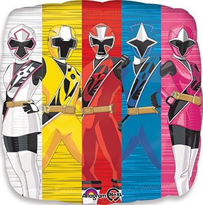 Power Rangers standard size balloon by Anagram. 