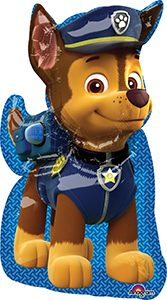 Paw Patrol Chase helium shape balloon by Anagram.