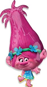 Trolls Poppy helium shape balloon by Anagram.