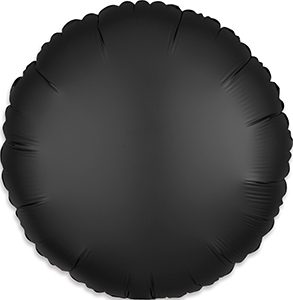 Satin Luxe Onyx Round balloon by Anagram.