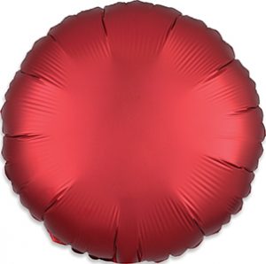 Satin Luxe Sangria Round balloon by Anagram.