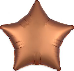 Satin Luxe Amber Star balloon by Anagram.