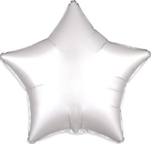 Satin Luxe White Star balloon by Anagram.