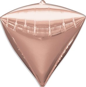 Rose Gold Diamondz balloon by Anagram.