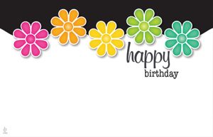 Enclosure Card Happy Birthday Happy Happy