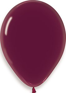 5 inch Crystal Burgundy Betallatex Latex balloon by Betallic.