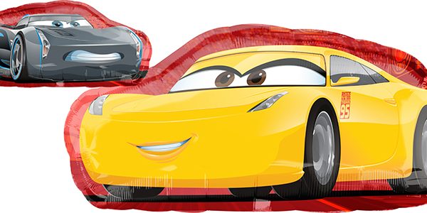 Cars Cruz and Jackson helium shape balloon by Anagram.