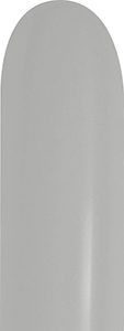 Nozzles Up 260 Metallic Silver Betallatex balloon.