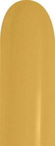 Nozzles Up 260 Metallic Gold Betallatex balloon.