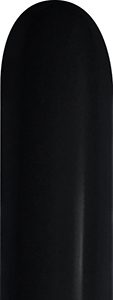 Nozzles Up 260 Deluxe Black Betallatex balloon.