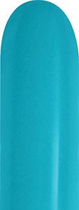 Nozzles Up 260 Deluxe Turquoise Blue Betallatex balloon.