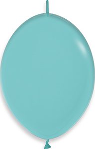 12 inch LINK-O-LOON Fashion Robins Egg Blue Betallatex balloon.