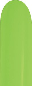 260 Neon Green Betallatex balloon.