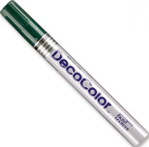 Broad Point Paint Pen - Pine Green.