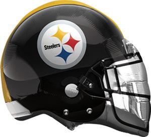 NFL Pittsburgh Steelers Helmet helium shape balloon by Anagram. 