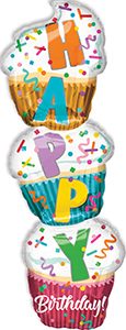Stacked Cake helium shape by Anagram.