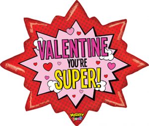 Mighty Bright Super Valentine balloon by Betallic.