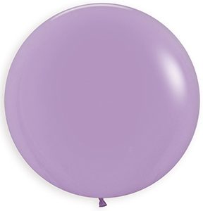 24 inch Round Deluxe Lilac Betallatex balloon.