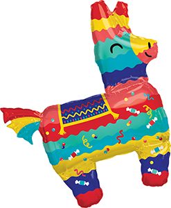 Fiesta Piñata helium shape balloon by Anagram.