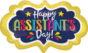Assistant's Day Marquee helium shape by Anagram.