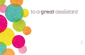 Enclosure Card Assistant's Day Thanks 50/pk