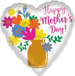 Happy Mother's Day Gold Vase Jumbo balloon by Anagram.