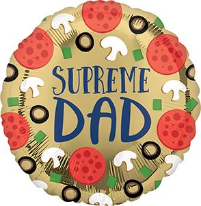 Supreme Dad Standard balloon by Anagram.