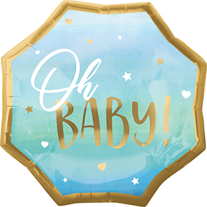 Blue Baby Boy helium shape by Anagram.