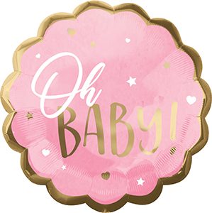 Pink Baby Girl helium shape by Anagram. helium shape by Anagram.