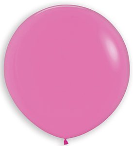 36 inch Neon Pink Betallatex balloon.