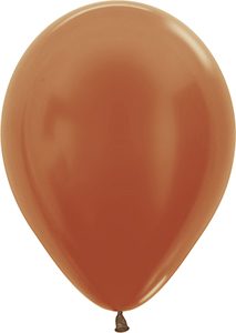 5 inch Metallic Copper Betallatex Latex balloon by Betallic.