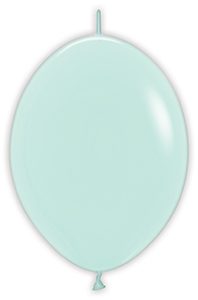 12 inch LINK-O-LOON Pastel Matte Green Betallatex balloon.