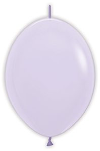 12 inch LINK-O-LOON Pastel Matte Lilac Betallatex balloon.