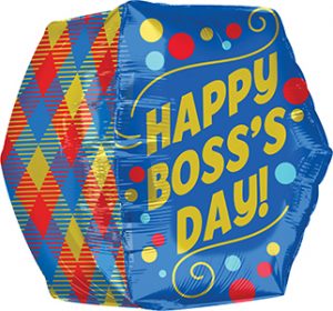 Boss's Day Dots Anglez balloon by Anagram.