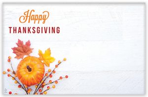Enclosure Card Happy Thanksgiving 50/pk.