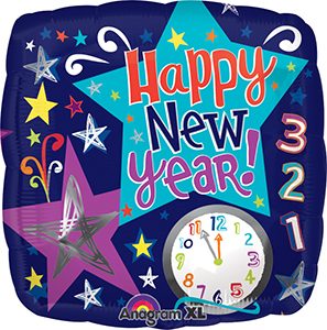 Count Down New Year's Eve Standard balloon by Anagram.