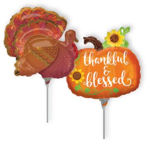 Thanksgiving Pre-Inflated Mini Shapes.