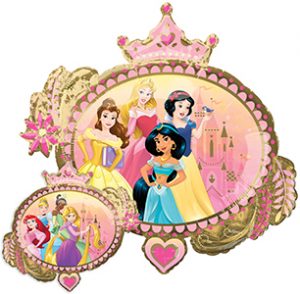 Princess Once Upon A Time helium shape balloon by Anagram.