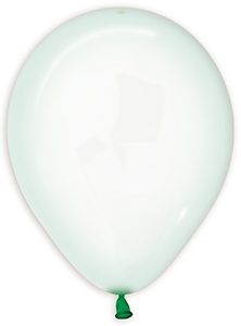 5 inch Crystal Pastel Green Betallatex balloon.