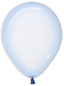 5 inch Crystal Pastel Blue Betallatex balloon.